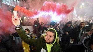 Georgia Police Use Water Cannons on Protesters in Tbilisi